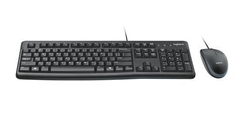 LOGI MK120 corded Desktop black USB (US)