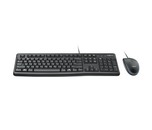 LOGI MK120 corded Desktop black USB (US)