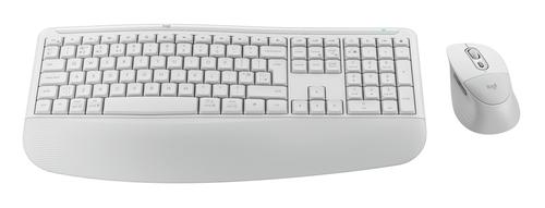 Logitech Signature Comfort Plus Combo MK880 keyboard Mouse included Universal RF Wireless + Bluetooth QWERTY English White