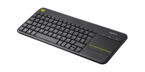 Logitech Wireless Touch Keyboard K400 Plus Tastatur Trådløs US International