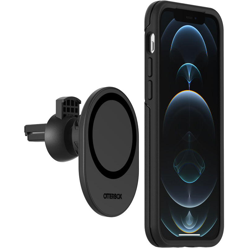 OtterBox-mobiltelefon holder til iPhone - sort - polykarbonat, magnet