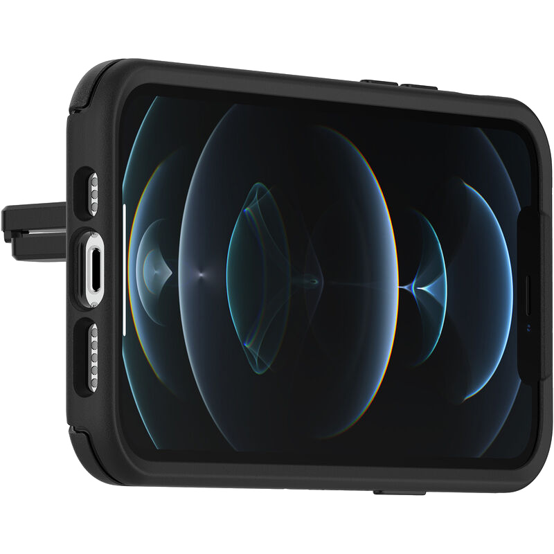 OtterBox-mobiltelefon holder til iPhone - sort - polykarbonat, magnet