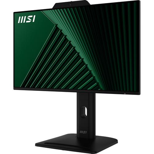 MSI Pro MP242PMG 23.8 Inch Monitor, FHD (1920 x 1080), 120Hz, IPS, 1ms, 1x HDMI 1.4b, 1x DP 1.2a, 1x D-Sub(VGA), 2xUSB 5Gbps Type-A, 1x USB 5Gbps Type-B, Built-in Speakers, Webcam, Anti-Glare, Anti-Flicker, Less Blue light, TÜV Certified, VESA, Kensi