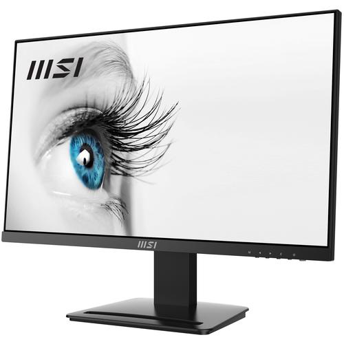 MSI Pro MP243X 23.8 Inch Monitor, Full HD (1920 x 1080), 100Hz, IPS, 4ms, HDMI, DisplayPort, Built-in Speakers, Anti-Glare, Anti-Flicker, Less Blue light, TUV Certified, VESA, Kensington, Black