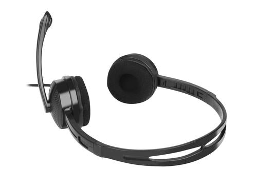 NATEC Canary Go Headset Wired Head-band Office/Call center Black