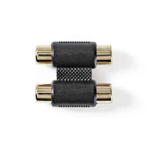 Nedis CABW24952AT cable gender changer 2 x RCA 2x RCA Female Anthracite