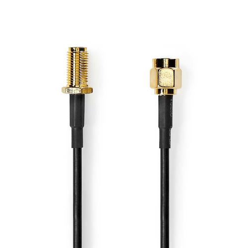 Nedis CSGL02010BK50 coaxial cable 5 m SMA Black