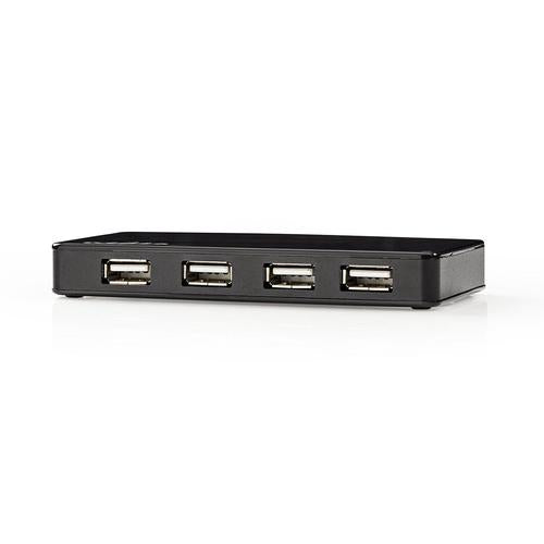 Nedis UHUBU2730BK interface hub USB 2.0 Black