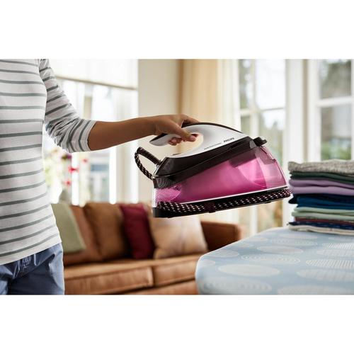 Philips GC7842/40 steam ironing station 2400 W 1.5 L SteamGlide Plus soleplate Purple, White