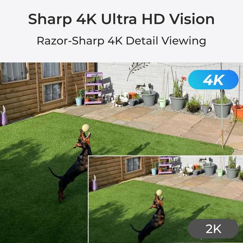 Reolink W430 - 4K Outdoor Camera, Next-Gen Wi-Fi 6, 5X Optical Zoom, Person/Vehicle/Animal Detection, Color Night Vision