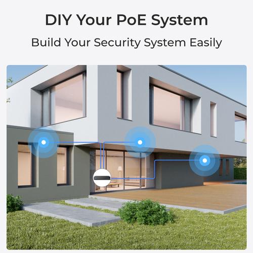 Reolink NVS8-5MB4 - 5MP Security Camera System, 8-Channel NVR with Built-in 2TB HDD, Person/Vehicle/Animal Detection