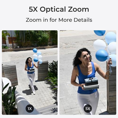 Reolink W430 - 4K Outdoor Camera, Next-Gen Wi-Fi 6, 5X Optical Zoom, Person/Vehicle/Animal Detection, Color Night Vision