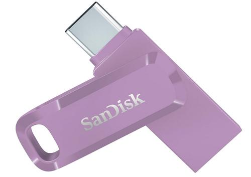 SanDisk Ultra Dual Drive Go USB 64GB USB flash drive USB Type-A / USB Type-C 3.2 Gen 1 (3.1 Gen 1) Lavender