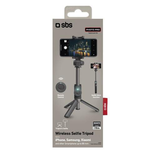 SBS TESELFIEBTALTRIPODK tripod Smartphone/Digital camera 3 leg(s) Black