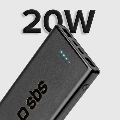 SBS TTBB10000FASTPD2 power bank 10000 mAh Black