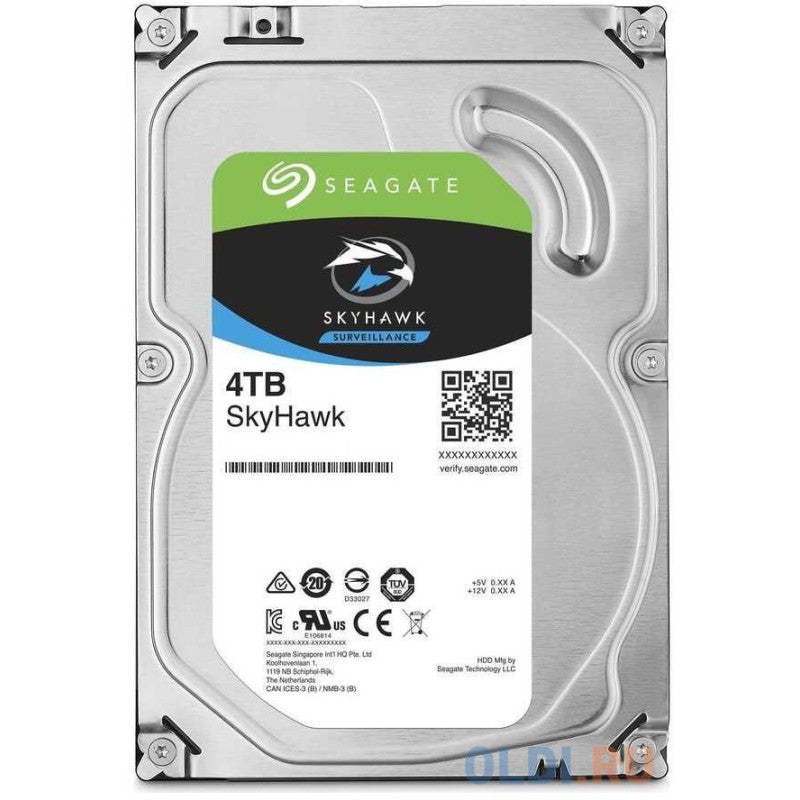 Seagate SkyHawk Surveillance HDD Harddisk ST4000VX013 4TB SATA-600