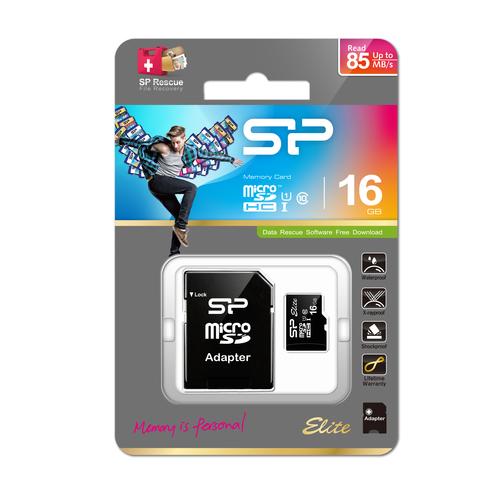 Silicon Power Elite 16 GB MicroSDHC UHS-I Class 10