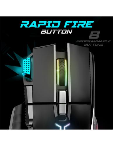 Spirit of Gamer PRO-M5 mouse Gaming Right-hand USB Type-A Optical 12800 DPI