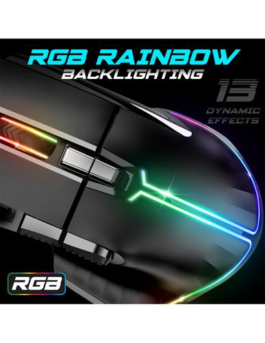 Spirit of Gamer PRO-M5 mouse Gaming Right-hand USB Type-A Optical 12800 DPI