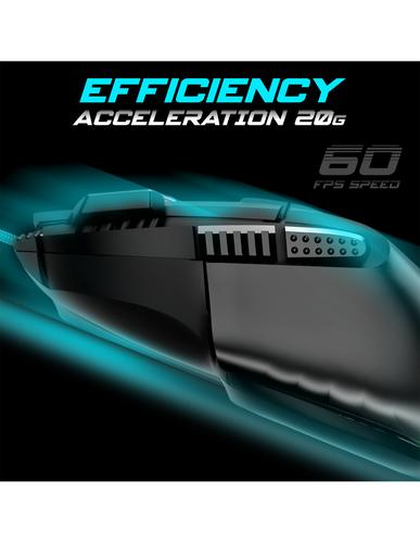 Spirit of Gamer PRO-M5 mouse Gaming Right-hand USB Type-A Optical 12800 DPI