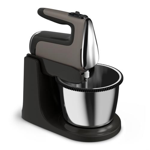 Tefal Powermix Silence HT654E Stand mixer 600 W Black, Grey