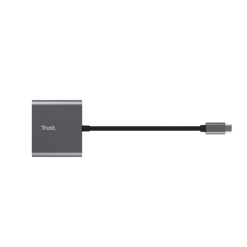 Trust Dalyx USB 3.2 Gen 1 (3.1 Gen 1) Type-C Aluminium, Black