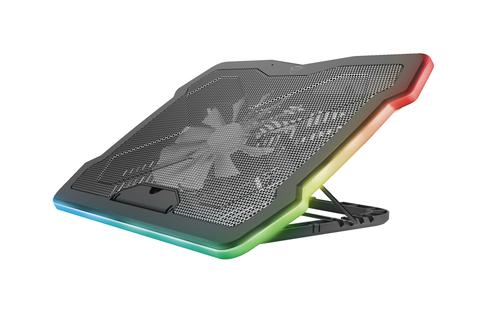 Trust GXT 1126 Aura laptop cooling pad 43.2 cm (17") 700 RPM Black