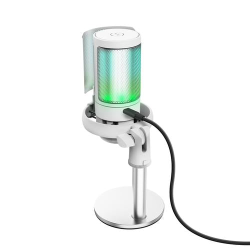 Trust GXT 238W Auron Grey, White Podcast microphone