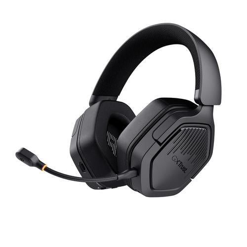 Trust GXT 493 Carus Headset Kabel & trådløs Headset, Hjelm Spil USB Type-C / USB Type-A Bluetooth Sort