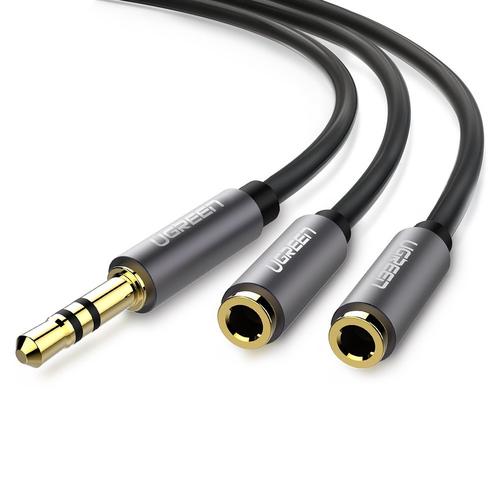 Ugreen 10532 audio cable 0.2 m 3.5mm 2 x 3.5mm Black