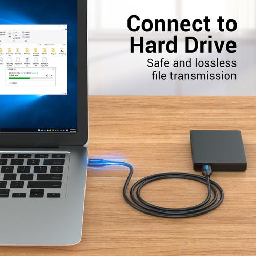 Vention USB 3.0 A Male to A Male Cable 1.5M Black PVC Type