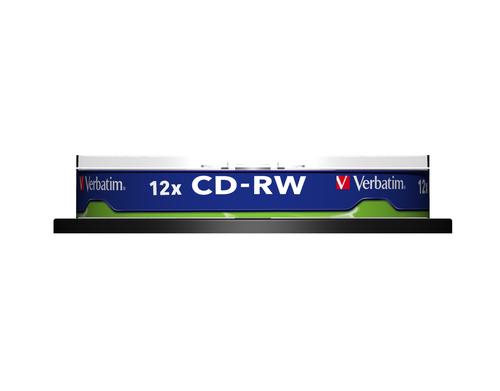 Matricas CD-RW SERL Verbatim 700MB 12x, 10 Pack Spindle