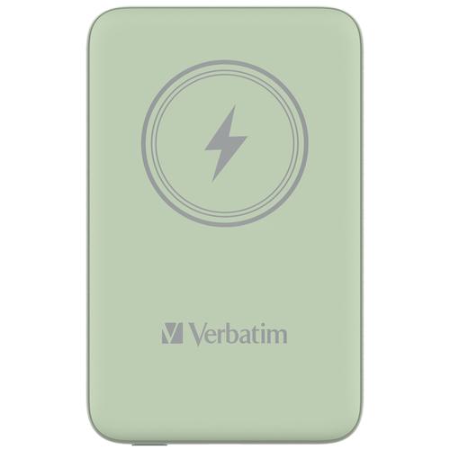 Verbatim Charge 'n' Go Magnetic Wireless Power Bank 10000mAh Green