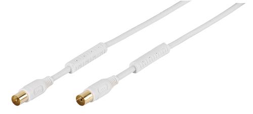 Vivanco 48/30 15GW coaxial cable 1.5 m IEC White