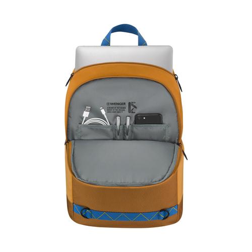 Wenger/SwissGear NEXT Tyon backpack Casual backpack Blue, Yellow Recycled polyethylene terephthalate (rPET)
