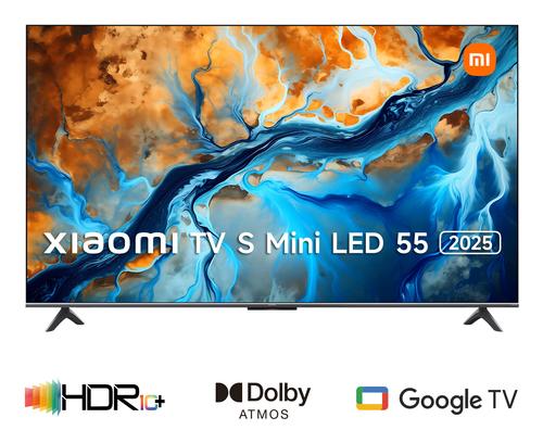 Xiaomi TV S Mini LED 55 2025 139.7 cm (55") 4K Ultra HD Smart TV Wi-Fi Black 1200 cd/m²