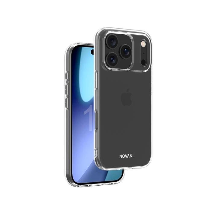 NOVANL Gennemsigtigt TPU-cover kompatibelt med iPhone 17 Pro