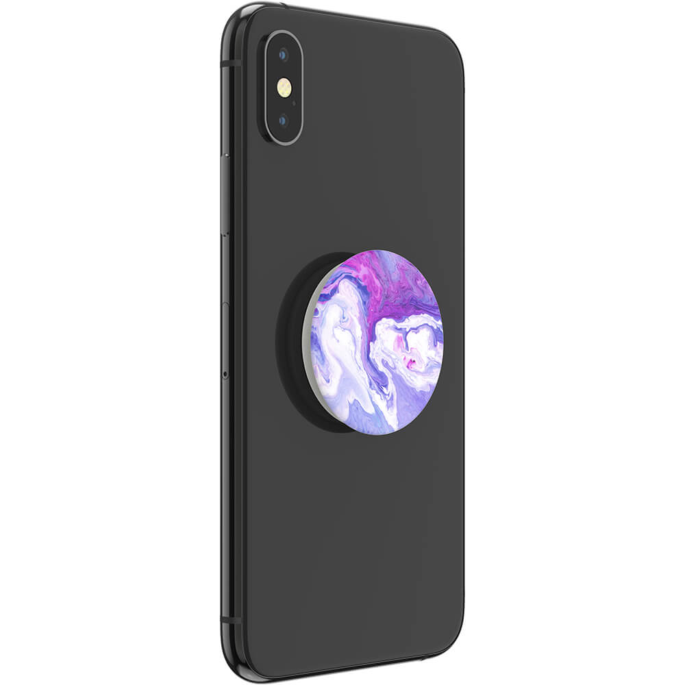 POPSOCKETS Lavender Flow Aftageligt Greb m. Standerfunktion