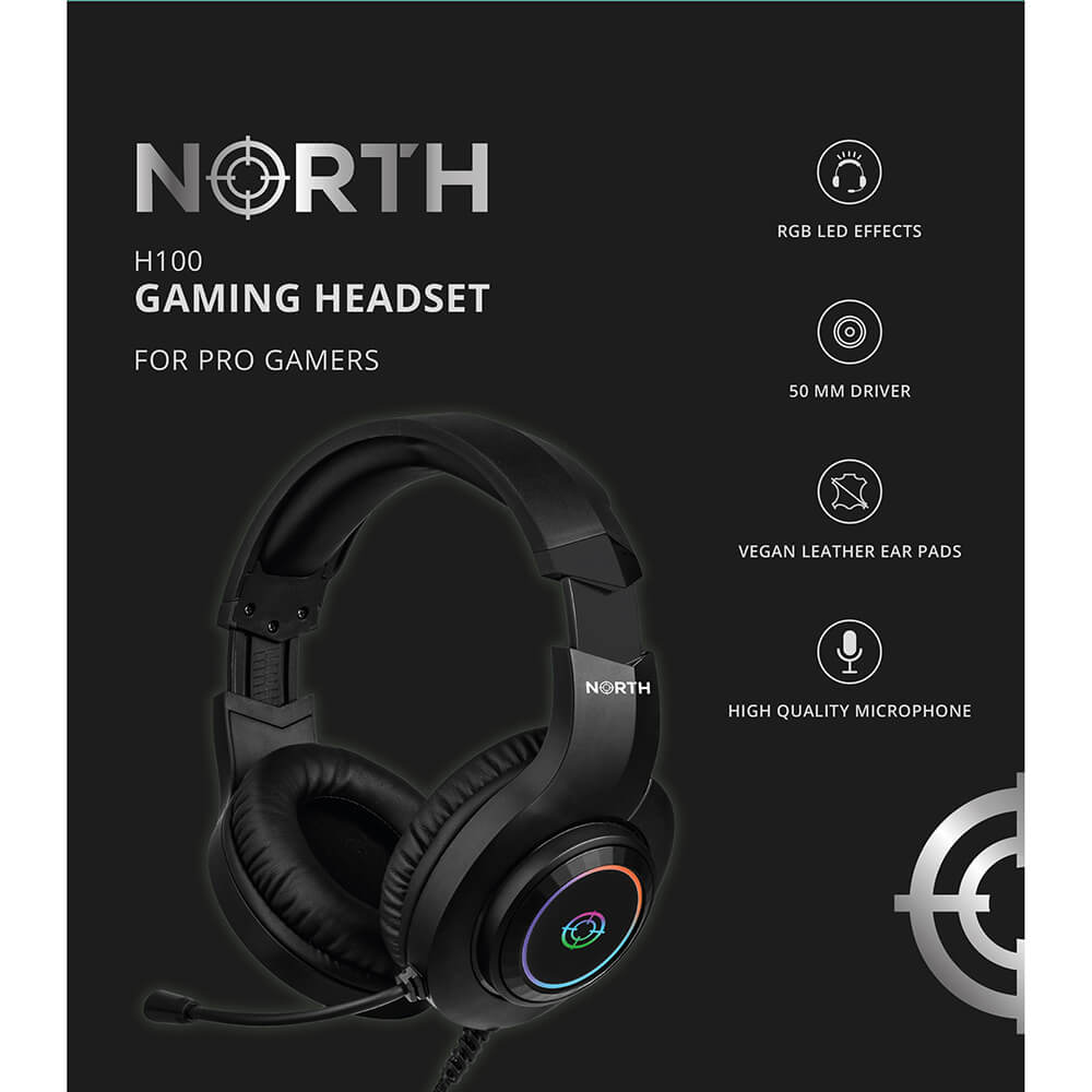 NORTH Gaming-Headset H100 RGB