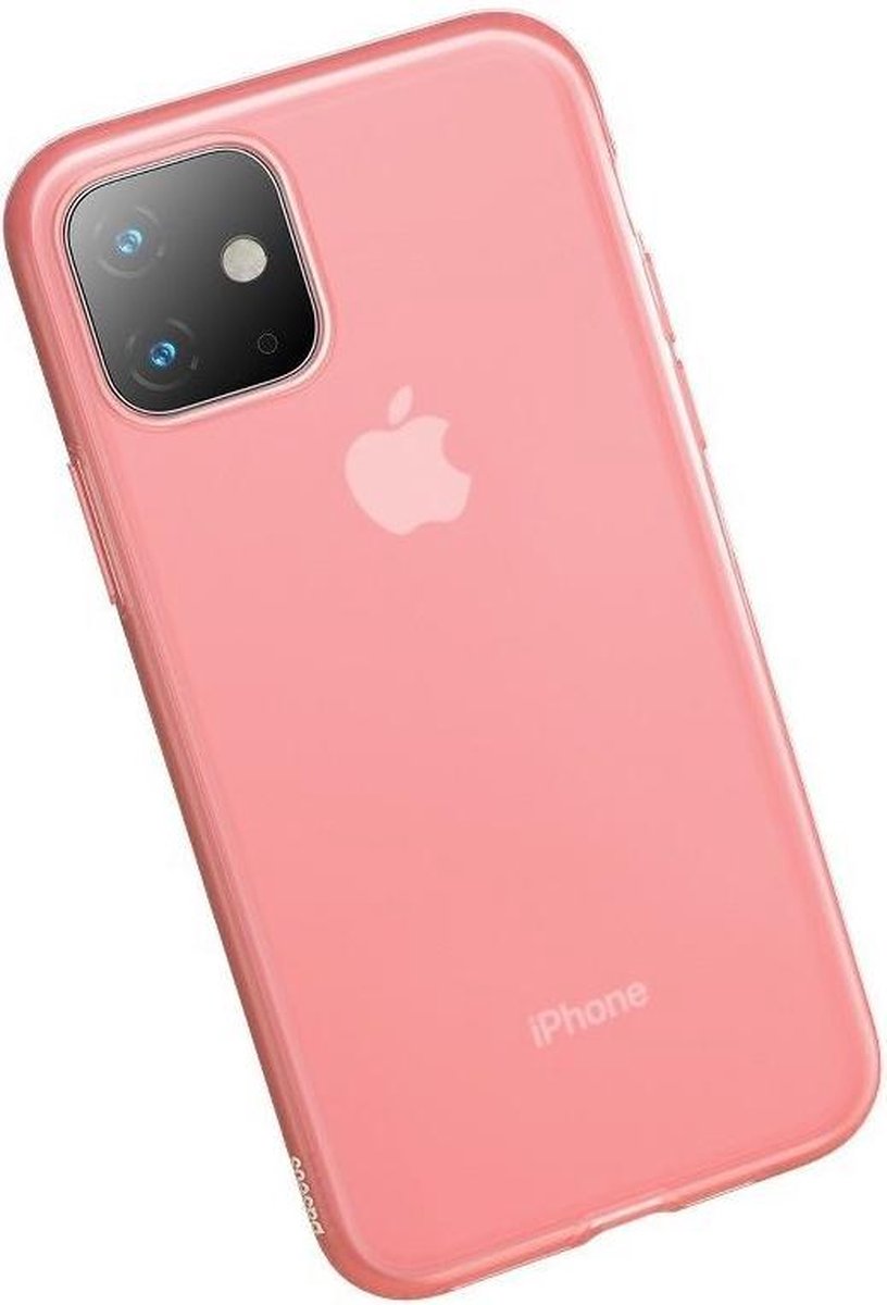 Et pink cover til en mobiltelefon
