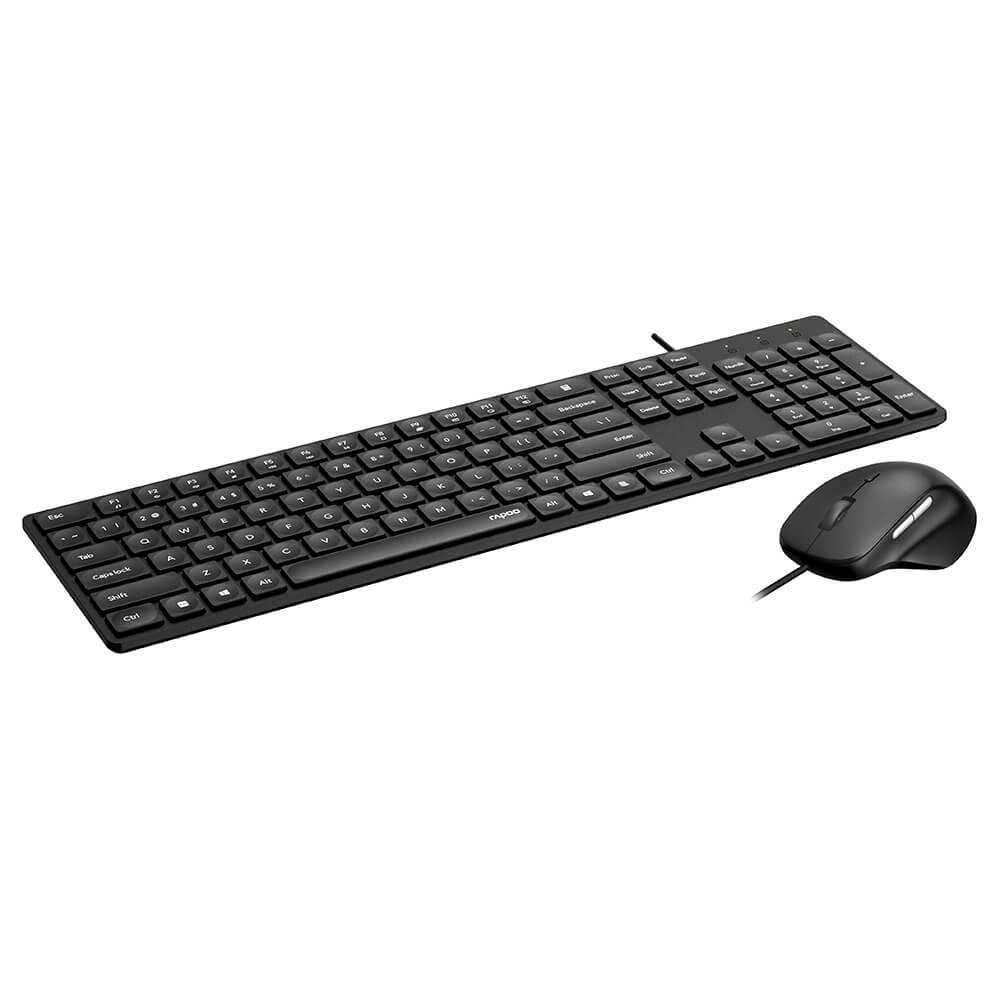 Keyboard/Mus Sæt NX8020 Kablet Sort