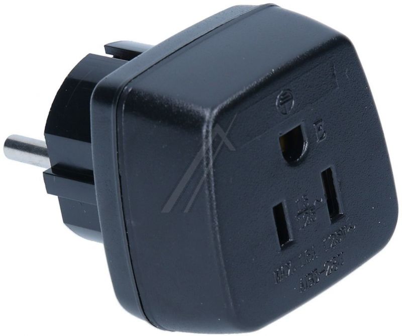 TA USA/EU REJSEADAPTER, USA KONTAKT - SCHUKO PLUG