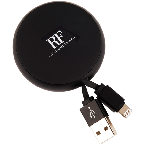 Cable Winder - Lightning to USB (90cm snap-back kabel)