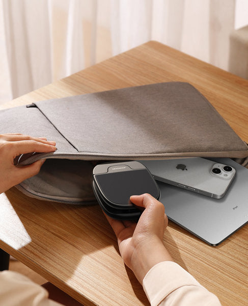 Joyroom JR-ZS371 foldbart stativ til tablet-telefon med højdejustering - sort