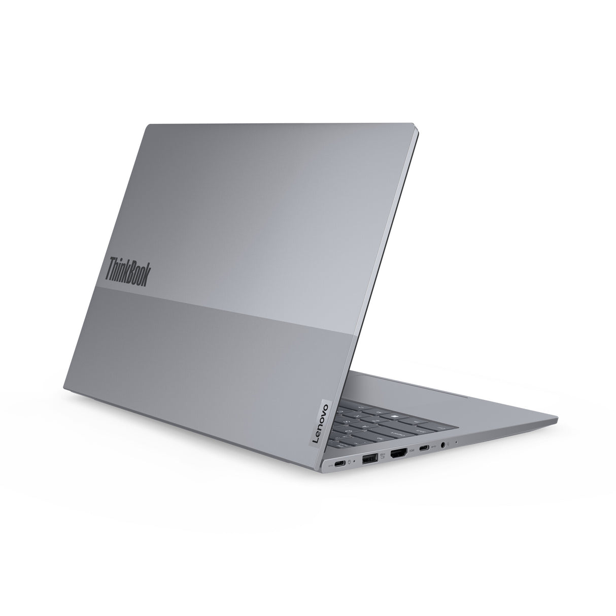 Lenovo ThinkBook 14 G7 ARP AMD Ryzen™ 5 7535HS Laptop 35,6 cm (14") WUXGA 16 GB DDR5-SDRAM 256 GB SSD Wi-Fi 6E (802.11ax) Windows 11 Pro Engelsk Grå