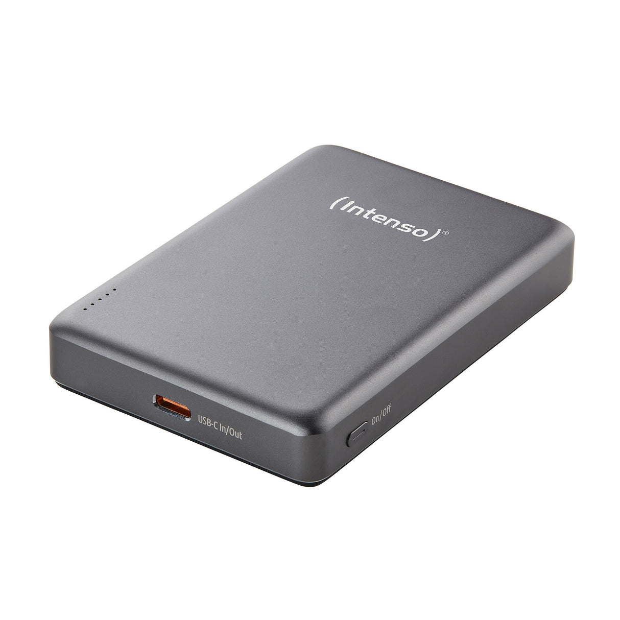 Intenso MW10000 Lithium polymer (LiPo) 10000 mAh Trådløs opladning Grå