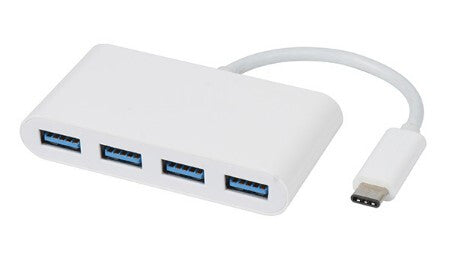 Vivanco 34292 interface hub USB 3.2 Gen 1 (3.1 Gen 1) Type-C 5000 Mbit/s Hvid