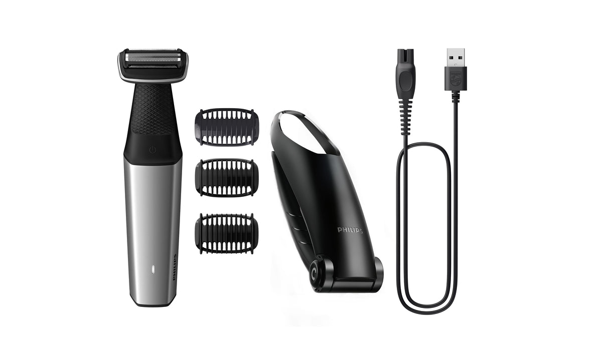 Philips BODYGROOM Series 5000 BG5021/15 Trimmer til lyske og krop, tåler vand