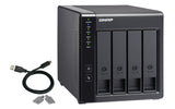 QNAP TR-004 drevkabinet HDD/SSD kabinet Sort 2.5/3.5"