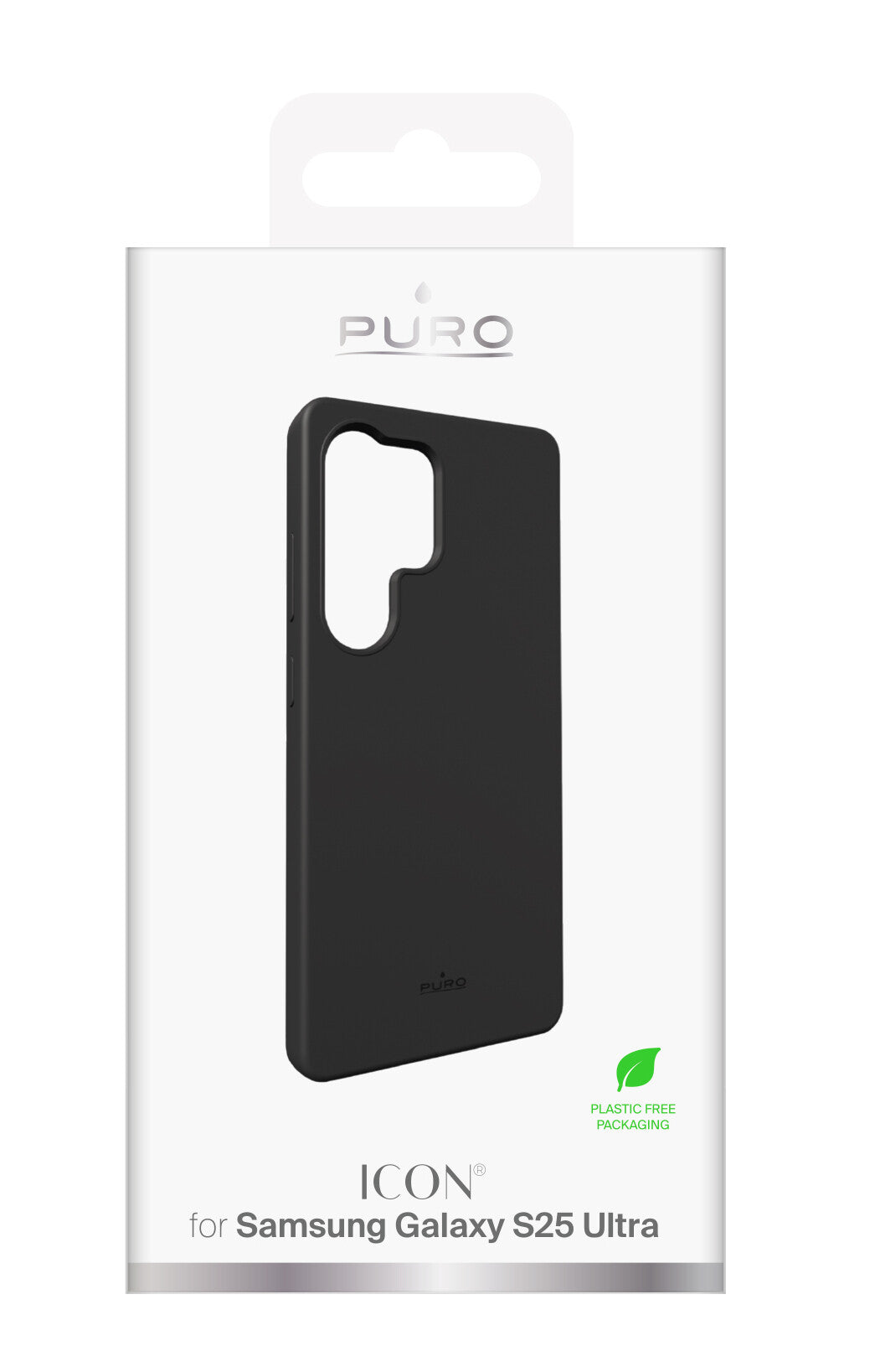PURO ICON mobiltelefon etui 17,5 cm (6.9") Cover Sort